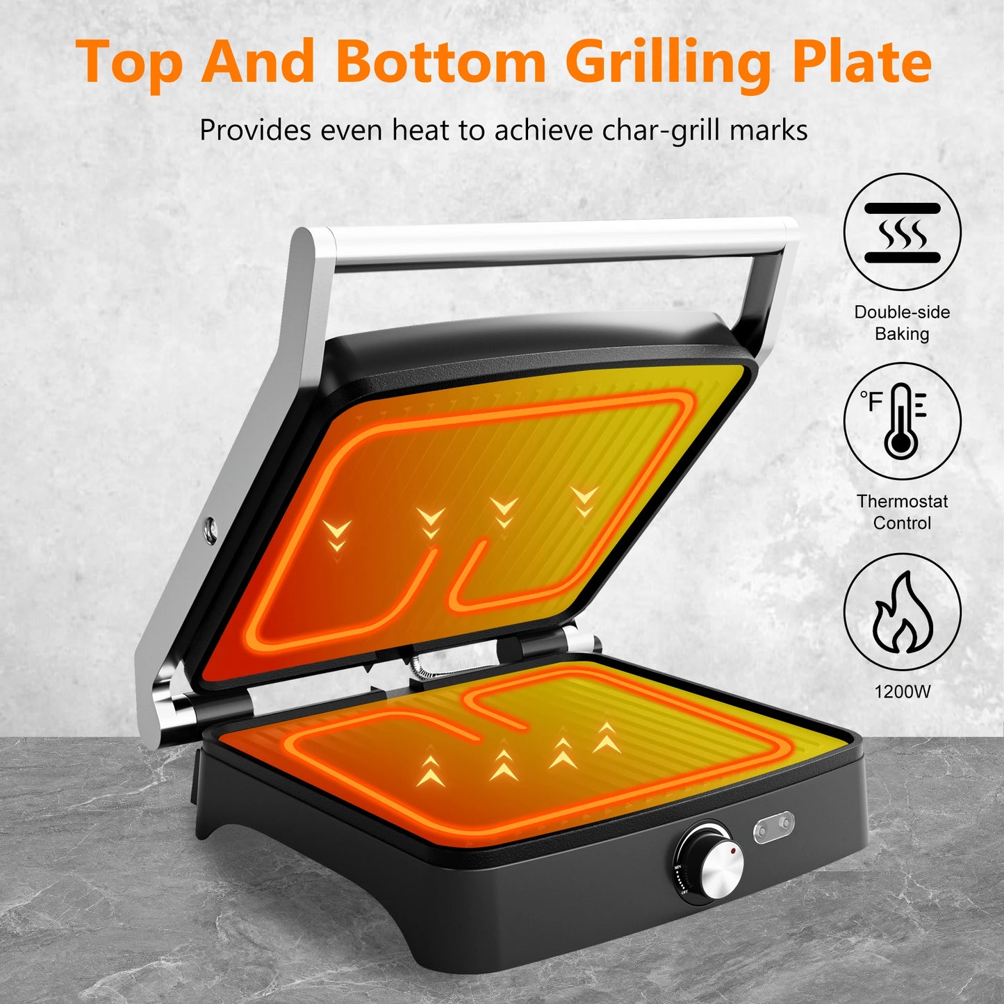 Easy Panini Press Grill